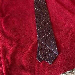 Versace Classic Burgundy Geometric Tie